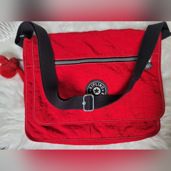 Kipling Red Crossbody Bag - Picture 10 of 11